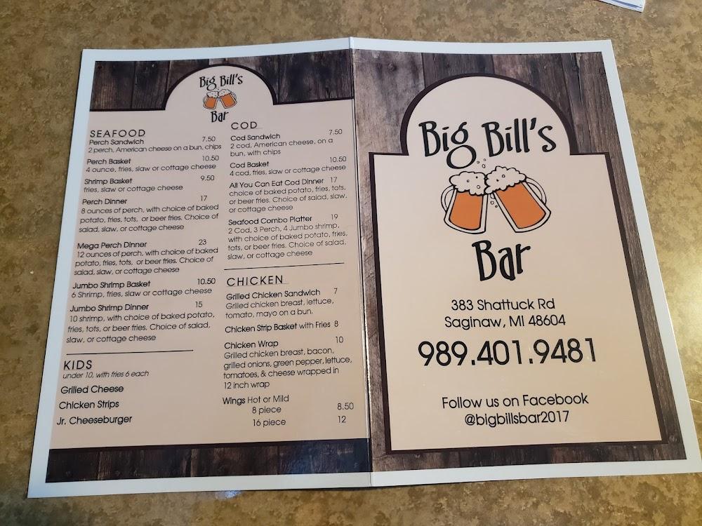 Big Bill's Bar Menu image 4